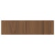 TISTORP Drawer front, brown walnut effect, 46x13 cm