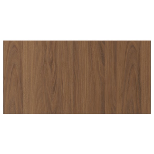TISTORP Drawer front, brown walnut effect, 76x38 cm