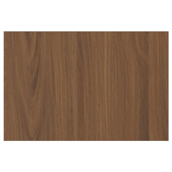 TISTORP Drawer front, brown walnut effect, 38x25 cm