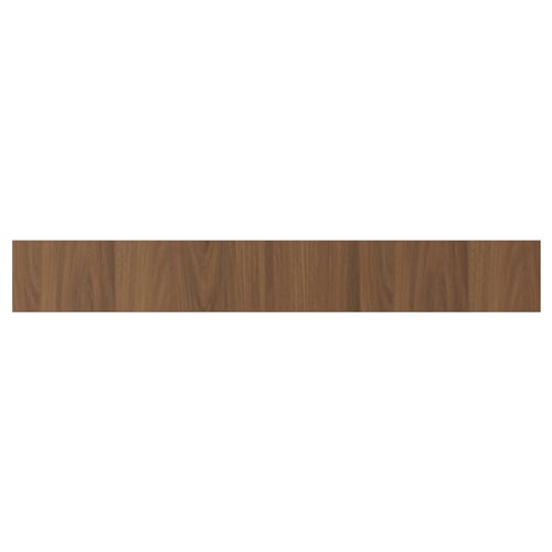 A TISTORP wooden panel with a smooth, walnut finish. Its rectangular shape is perfect for cabinetry.