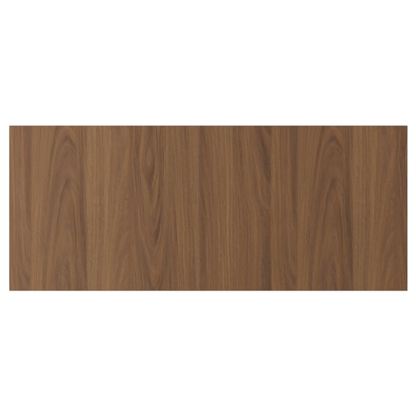 TISTORP Drawer front, brown walnut effect, 91x38 cm