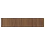 TISTORP Drawer front, brown walnut effect, 61x13 cm
