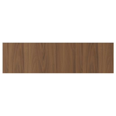 TISTORP Drawer front, brown walnut effect, 91x25 cm