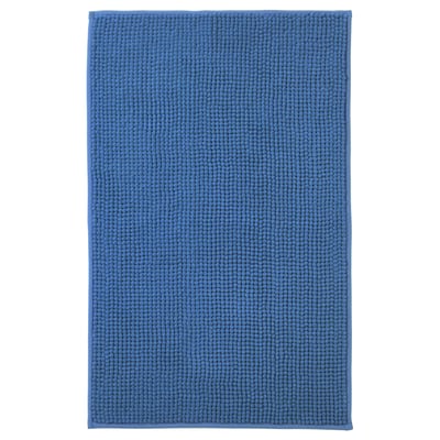 TOFTBO Bath mat, bright blue, 50x80 cm