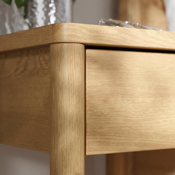 TONSTAD Bedroom furniture, set of 3, oak veneer, Full