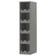 Option: TORNVIKEN Open cabinet, grey, 23x37x102 cm