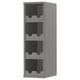 Option: TORNVIKEN Open cabinet, grey, 9x15x30 "