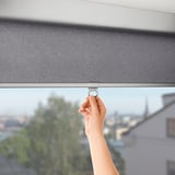 TRETUR Block-out roller blind, light grey, 68.6x195 cm