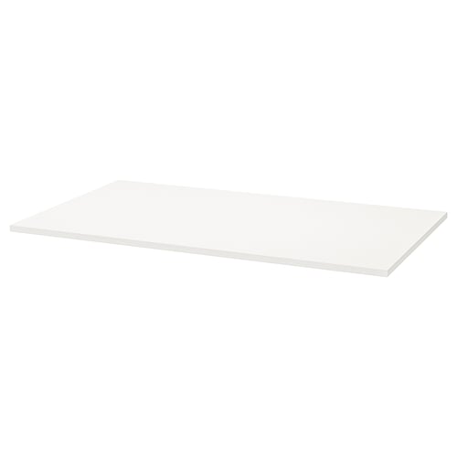 Trottén white desk top. Melamine, flat, simple design.