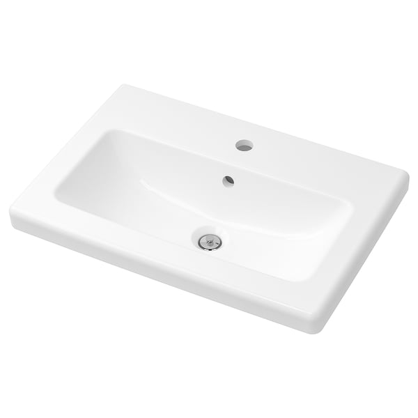 TVÄLLEN Single wash-basin, 65x49x5 cm