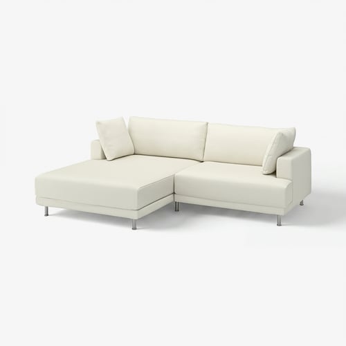 UPPÅKRA 3-seat modular sofa, with chaise longue, left/Axvall off-white