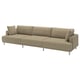 UPPÅKRA 4,5-seat modular sofa, Johanneshov brown-beige