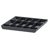 UPPDATERA Adjustable organiser for drawer, grey, 61x61 cm