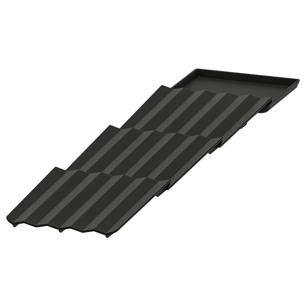 UPPDATERA Spice rack, anthracite, 15x50 cm