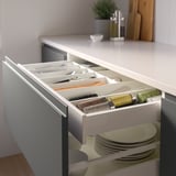 UPPDATERA Spice rack, anthracite, 15x50 cm