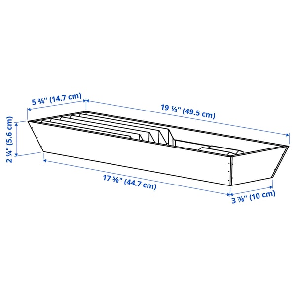 UPPDATERA Tray with knife rack