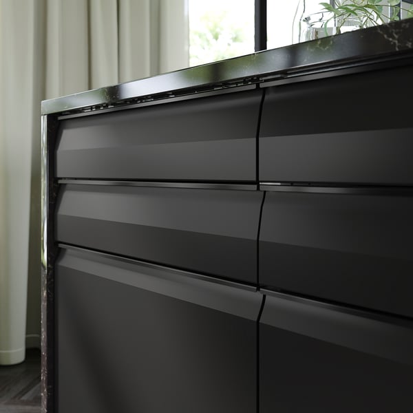 UPPLÖV Drawer front, matt anthracite, 76x38 cm