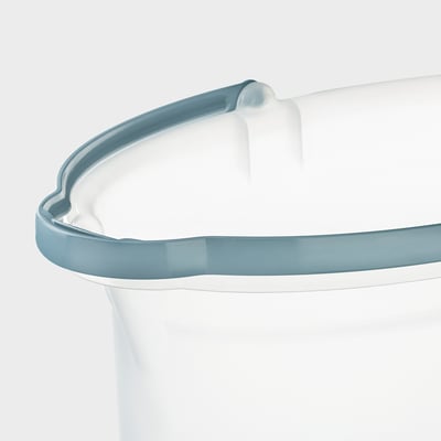 USPEN Bucket, oval/plastic transparent, 14 l