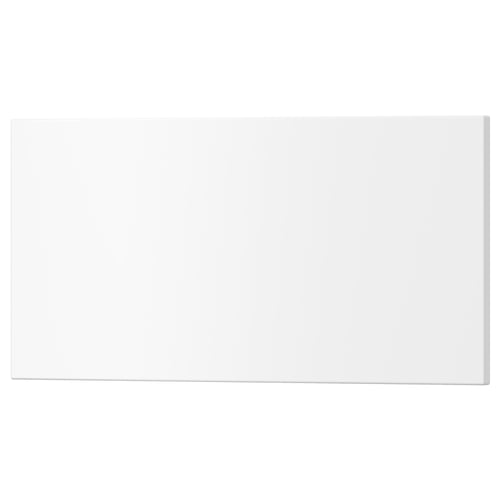 UTRUSTA drawer fronts in white, made of acrylic paint on fibreboard, with a sleek, rectangular design.