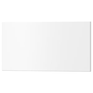 UTRUSTA drawer fronts in white, made of acrylic paint on fibreboard, with a sleek, rectangular design.