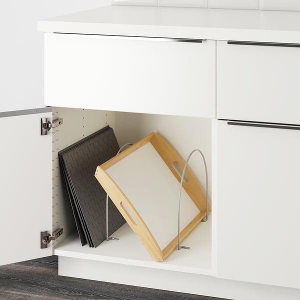 UTRUSTA Partition, silver-colour