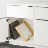 UTRUSTA Partition, silver-colour