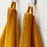 VÅGSJÖN Hand towel, golden-yellow, 40x70 cm