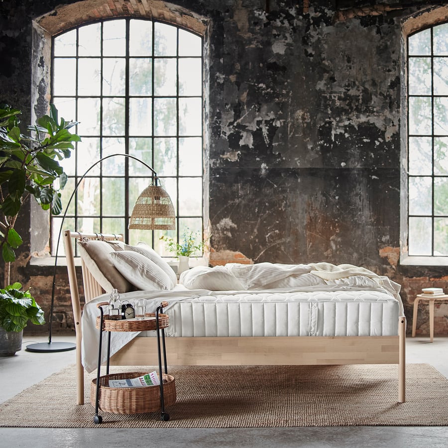 VÅGSTRANDA hybrid mattress, plush/white, Queen IKEA