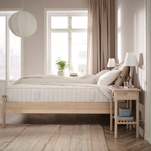 VÅGSTRANDA Hybrid mattress, plush/white, Full