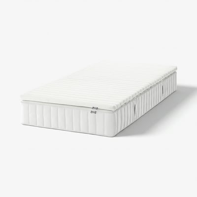 VALEVÅG Mattress and mattress pad, firm white/Nisseholm white, Twin