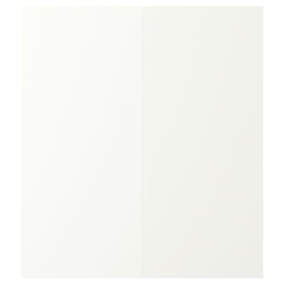 VALLSTENA 2-p door f corner base cabinet set, white, 33x76 cm