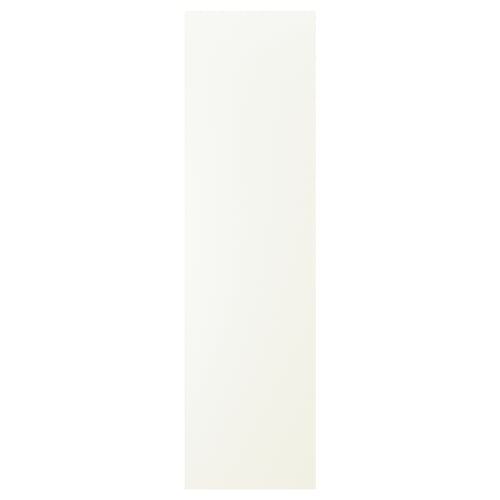VALLSTENA white cabinet door, smooth, rectangular, simple design.