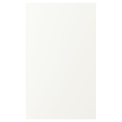 Simple white vallsteina kitchen cabinet, smooth surface, easy to clean, modern design.