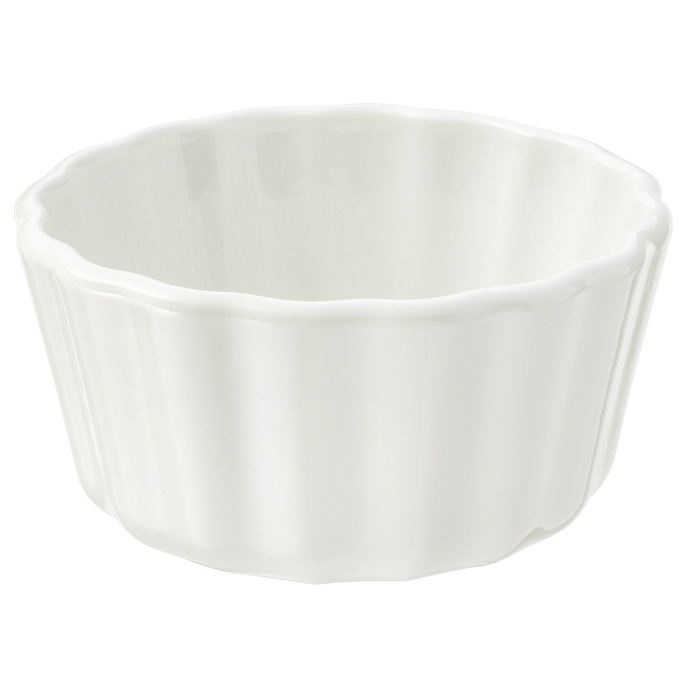 white pie dish