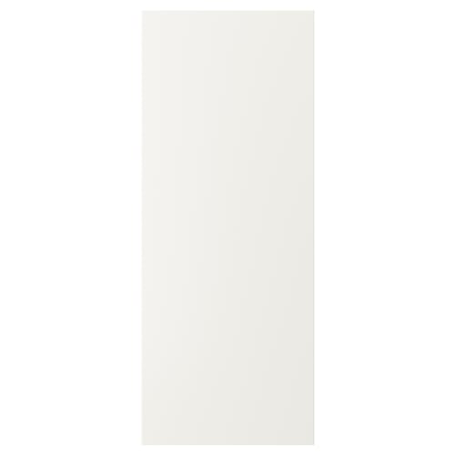 VEDDINGE white kitchen door; smooth, square, modern.