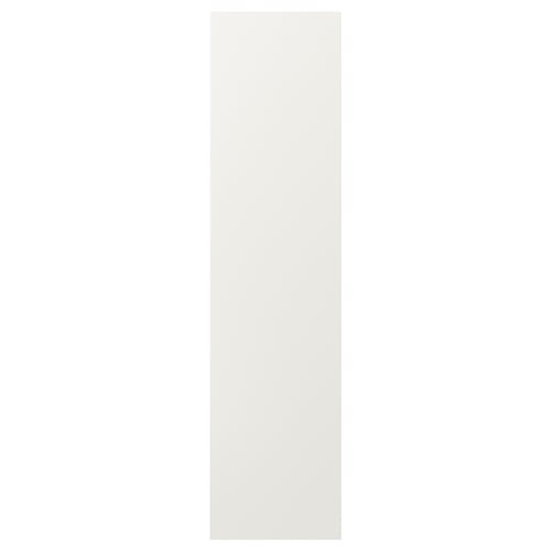 VEDDINGE white kitchen cabinet, rectangular, sleek, modern, lacquered fiberboard.
