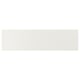 White VEDDINGE kitchen front, sleek, modern, fiberboard, durable finish.