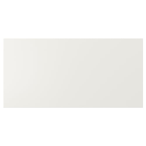 White rectangular panel, sleek modern design, smooth fibreboard finish.
