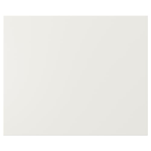 White kitchen cabinet doors, smooth and sleek, modern design, fiberboard material, rectangular shape.
