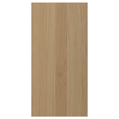 VEDHAMN oak kitchen panel, warm natural wood, rectangular shape, uniform finish.
