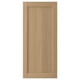 VEDHAMN natural wood cabinet door with oak frame and veneer panels