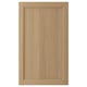 VEDHAMN light wooden cabinet door with natural oak grain and solid oak frame.