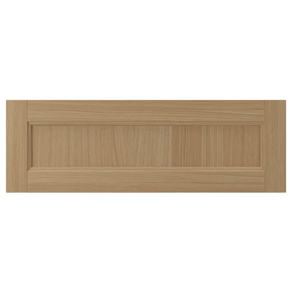 VEDHAMN Drawer front, oak, 76x25 cm