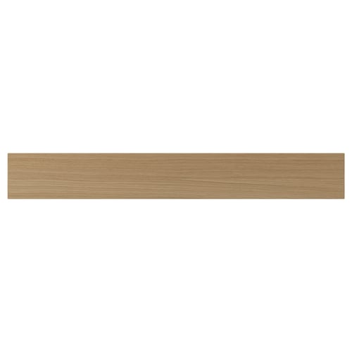 Wooden panel VEDHAMN natural oak. Rectangular shape with grain pattern. Sturdy, warm, wooden texture.