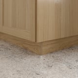 VEDHAMN Plinth, oak effect, 213.3x11.4 cm