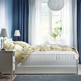 VESTERÖY Hybrid mattress, medium firm/white, Twin