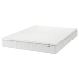 VESTERÖY Mattress and mattress pad, medium firm white/Nisseholm white, Queen