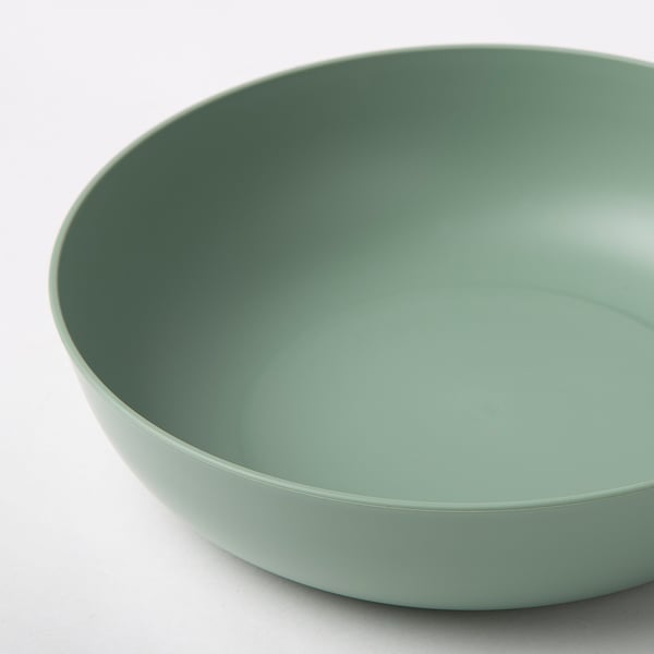 VITABBORRE Deep plate, green, 20 cm
