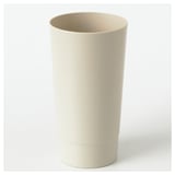 VITABBORRE Glass, plastic/beige, 700 ml