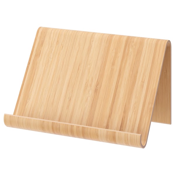 VIVALLA Tablet stand, bamboo, 26x17 cm
